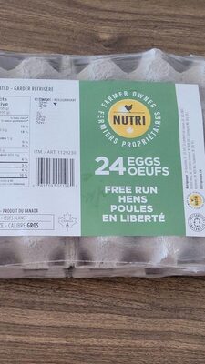 24 Large Free-Run Eggs