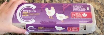 12 Omega-3 Free-Run Eggs